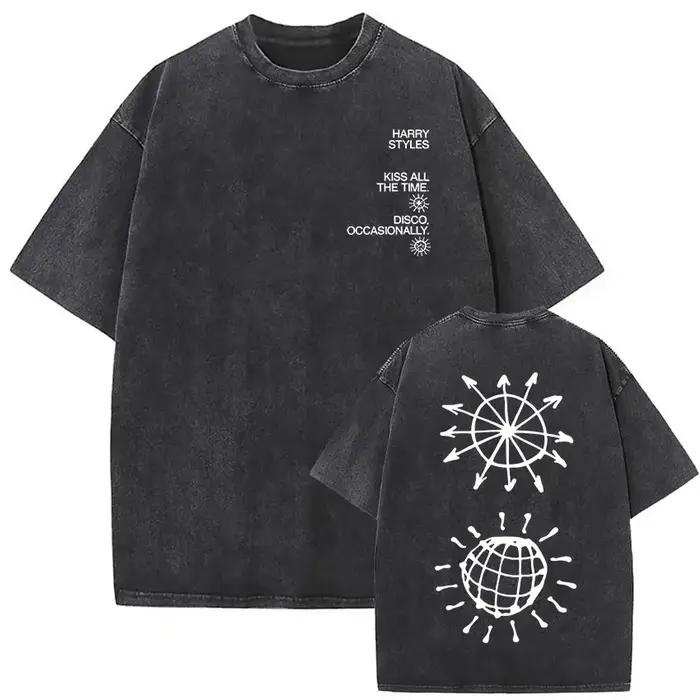 T-shirt vintage délavé Harry Styles « Together » Tour 2026 pour hommes et femmes, mode pop musicale,