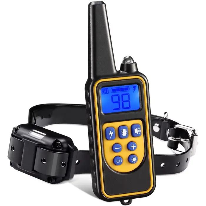 Collier de dressage pour chien avec télécommande, collier électronique aste, étanche, grande, moyenn