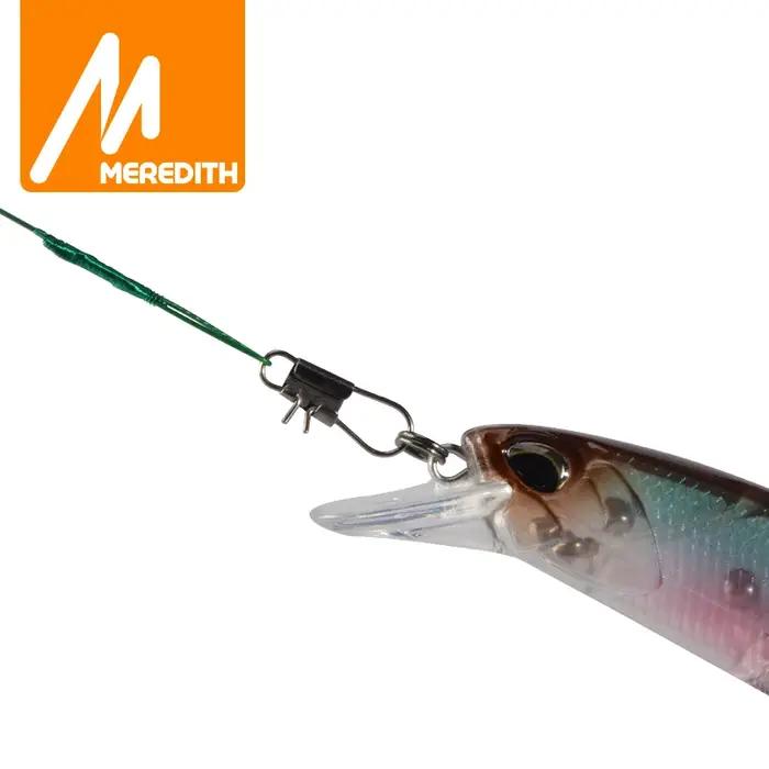 MEREDITH-Câble de tête anti-morsure pour la pêche, pratique avec leurre rotatif, accessoire pour bar
