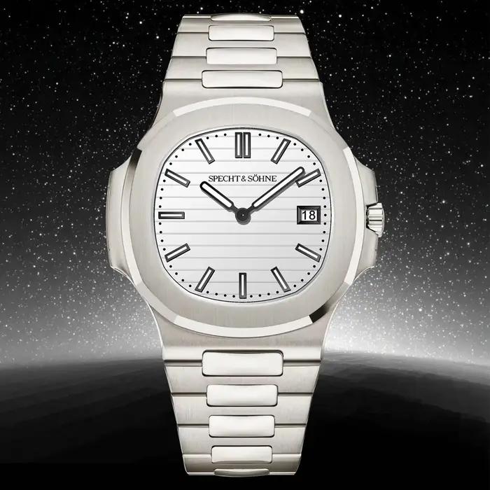 Montre de luxe Specht & Söhne 39MM quartz homme slim cristal saphir étanche 50M