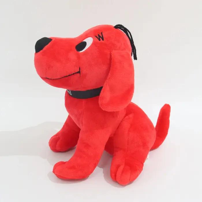 Kawaii Clifford le grand chien rouge en peluche poupée dessin animé en peluche mignon Clifford doux en peluche poupée jouet de noël cadeau pour les filles