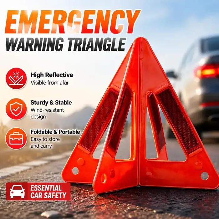 Triangle de signalisation d'urgence pour voiture