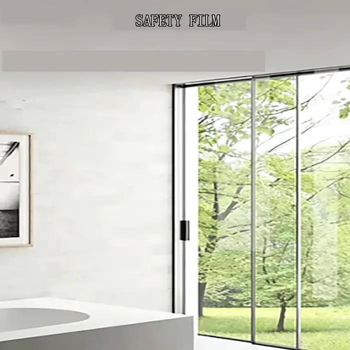 Film de Sécurité Transparent pour Fenêtres Protection Anti-Eclatement Verre Trempé Maison Occasion Spéciale