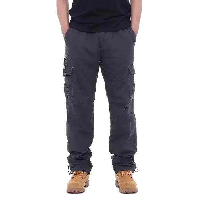Pantalon cargo 100% coton élastique multi-poches chasse randonnée montagne homme 2025