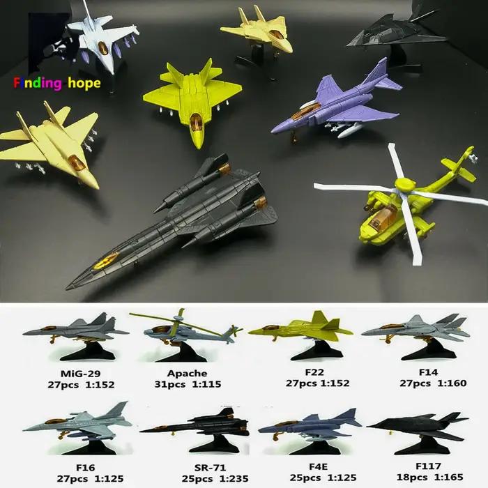 Modèle de hélicoptère et avion 4D à l'échelle 1:165
