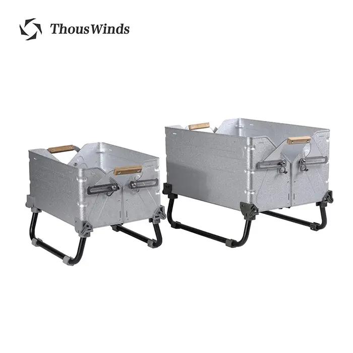 Meil des vents Shelcon jambe conception pour Snow Peak aluminium magnésium boîte de rangement pour p