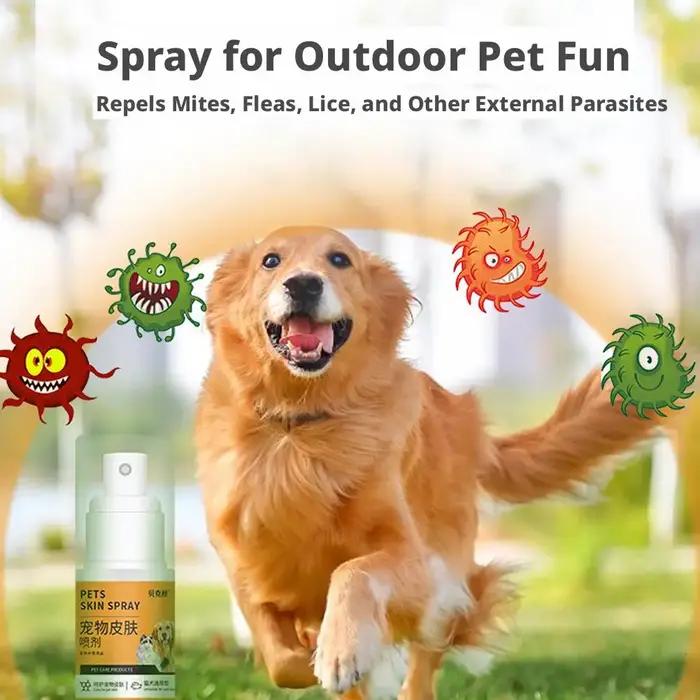 Spray de Soin Cutané Naturel Botanique Anti-Démangeaisons pour Chiens et Chats