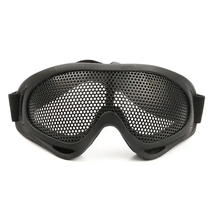 Lunettes de protection métalliques pour chasse airsoft - Résistance aux chocs sports extérieurs