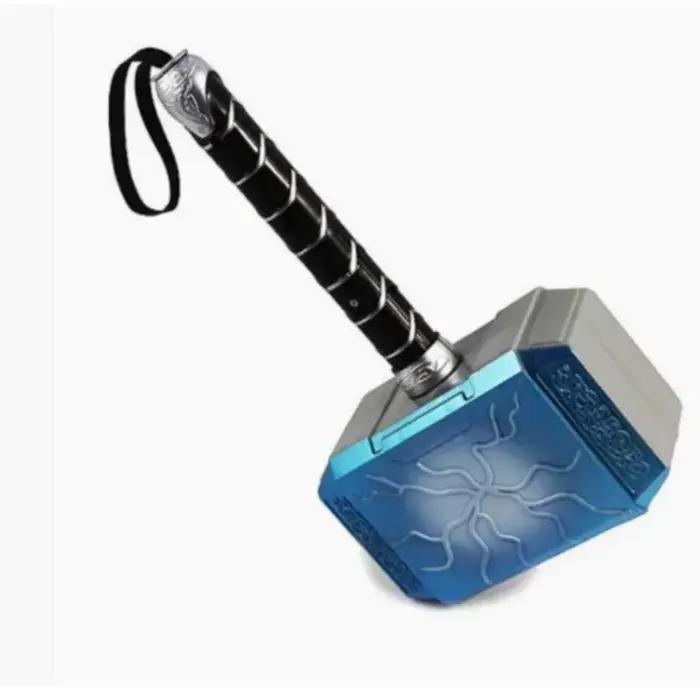 Marteau d'arme en mousse de super-héros Thor, bouclier métallique, modèle de film avec ceinture, acc