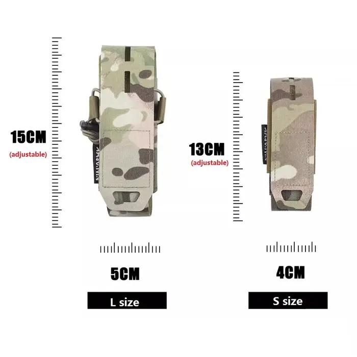 Pochette tactique grenade fumigène dummy MOLLE pour chasseur et joueur d'airsoft robuste et modulaire