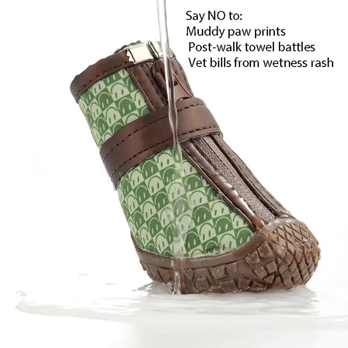 OODUDUOO Bottes imperméables pour chiens pour petits
