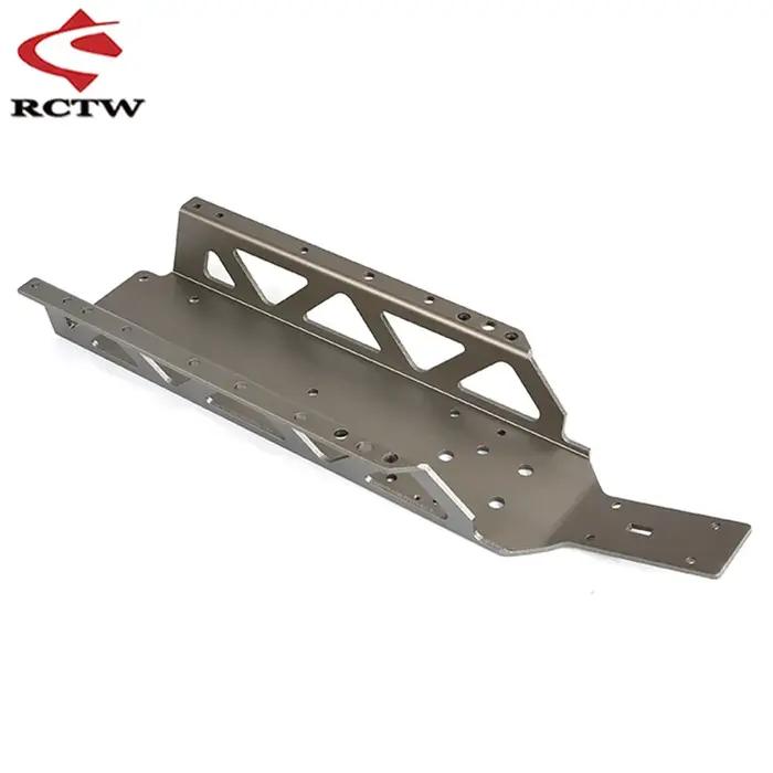 Plaque de protection avant et arrière ou châssis principal en métal pour pièces de voiture RC 1/5 HPI ROFUN BAHA King Motor ROVAN Baja 5b Ss 5t 5sc