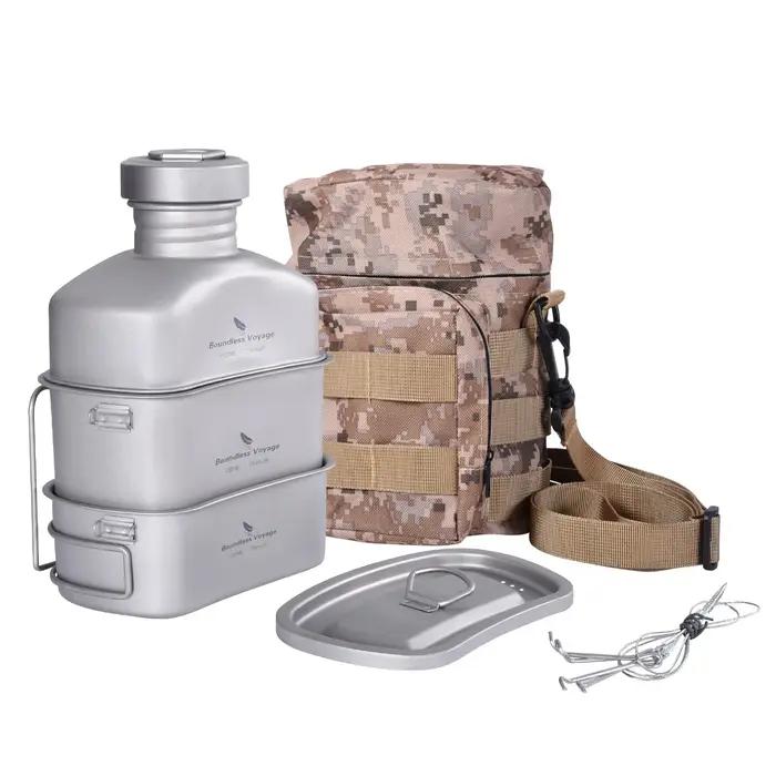 Cantine militaire en titane Voyage sans limites