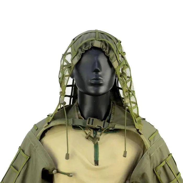 Costume Ghillie tactique Airsoft Sniper tir Ghillie costume vêtements chasse en plein air capuche de