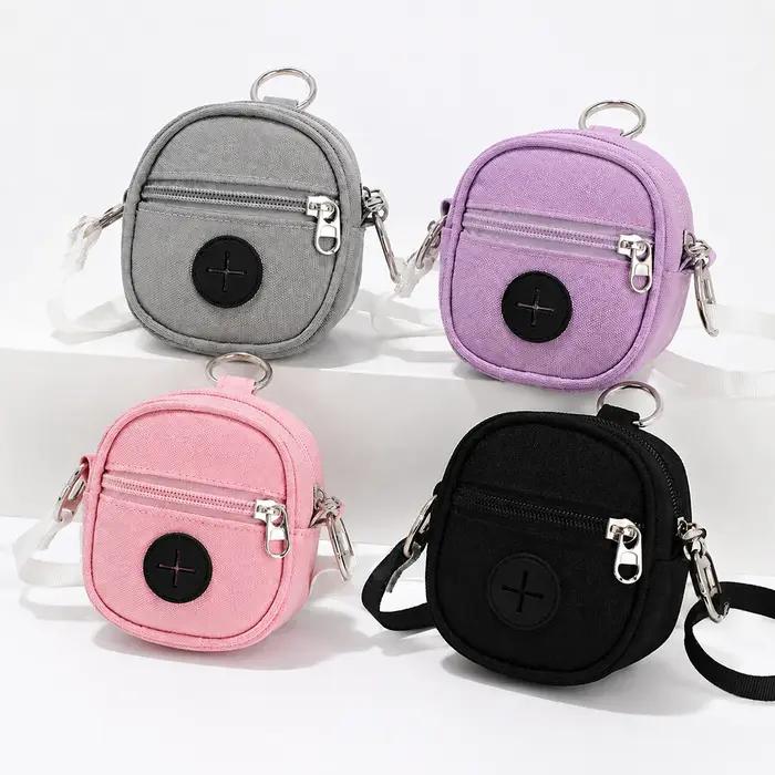 Pochette portable pour friandises pour chien en tissu Oxford