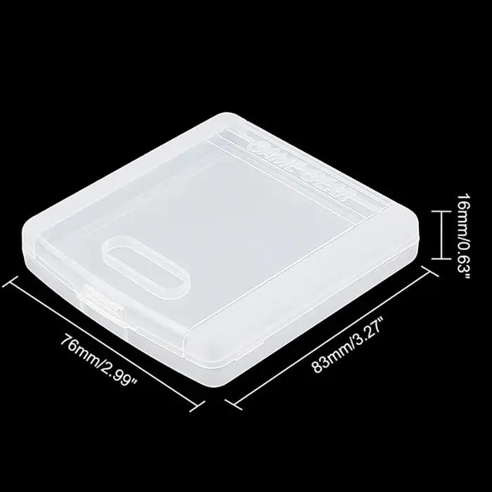 Boîte de rangement et de présentation transparente pour cartouche de jeu unique, étui de protection
