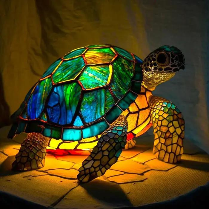 Figurines animales en résine avec lumières LED pour bureau et occasions spéciales décoration festive animaux de compagnie occasions cadeau Noël Halloween anniversaire Nouvel An