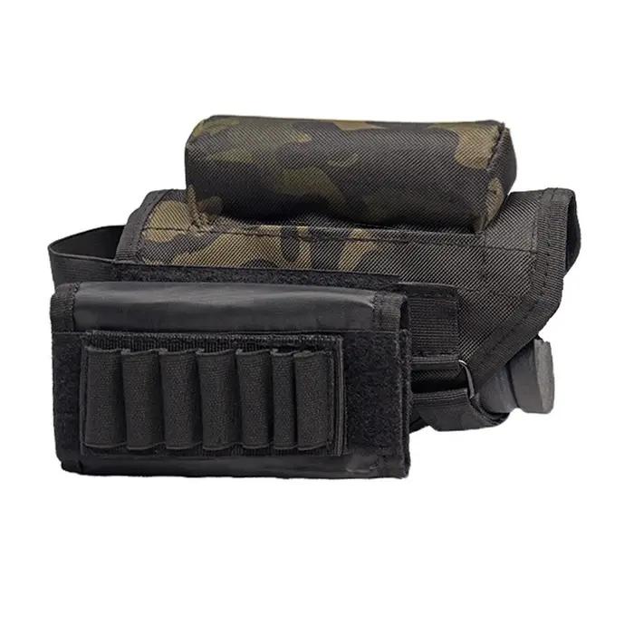 Repose-joue tactique pour fusil avec pochette pour munitions