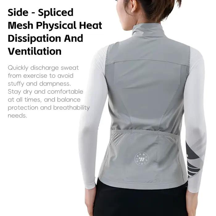 WEST BIKING – gilet de cyclisme coupe-vent pour femmes