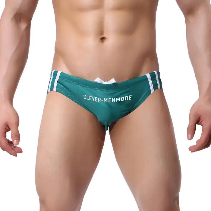 Maillot de bain pour hommes, Sexy, Bikini, taille basse, slip de bain, vêtements de plage, pochette