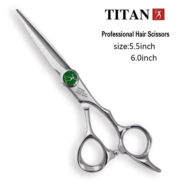 Titan-Ciseaux de coiffure professionnels, ciseaux de coiffeur, outil de coupe et d'amincissement, ci