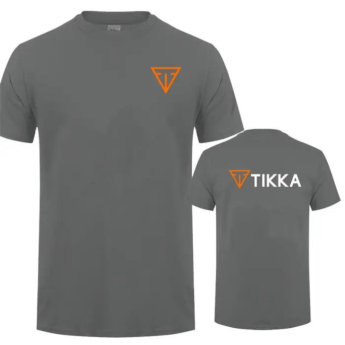 Tikka par Sako chasse T-shirt été hommes femmes coton haut à manches courtes T-shirt homme T-shirt LH-636