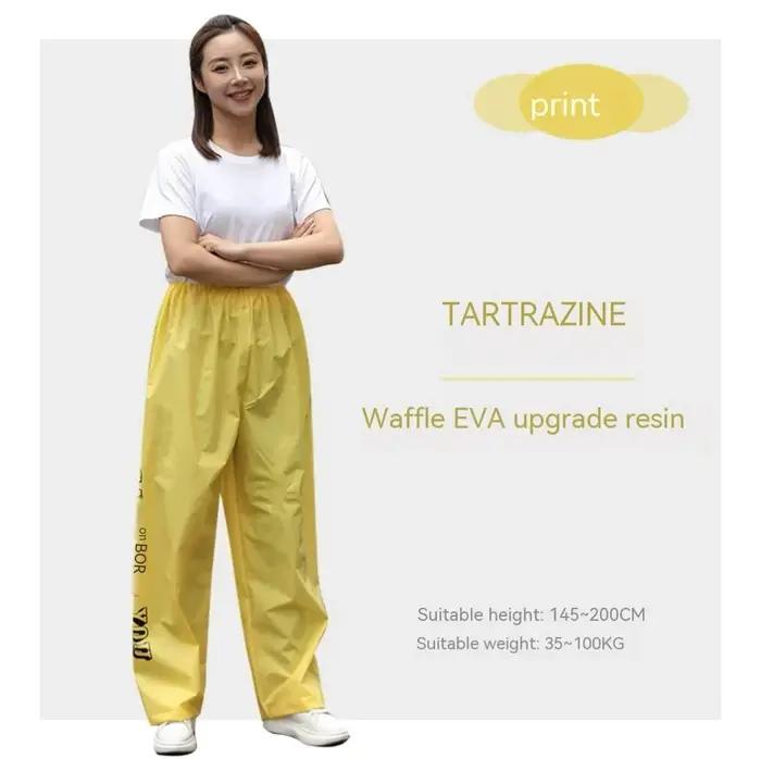 Nouvelles pantalons de pluie imprimées