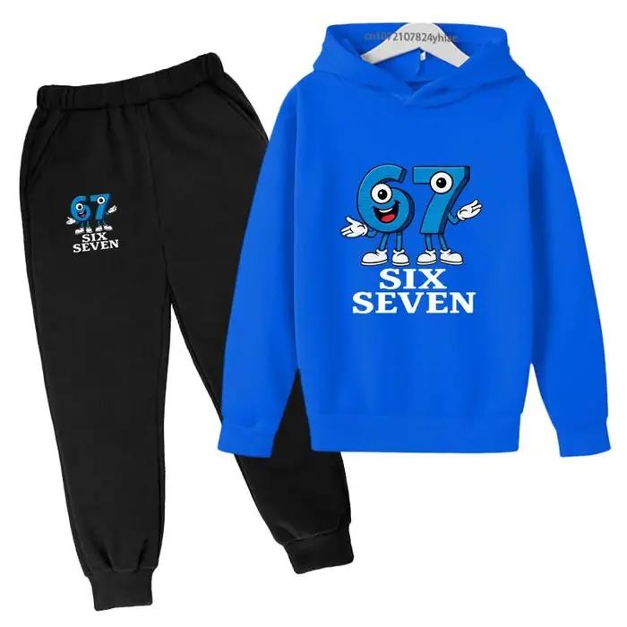 Six Seven – sweat à capuche et pantalon pour enfants de 2 à 13 ans