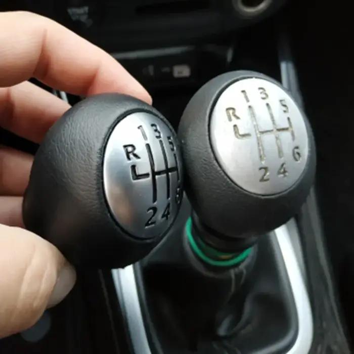 Poignée de levier de vitesses 6 vitesses pour Renault Duster, remplacement en cuir PU, 2010 2011 201