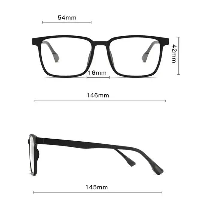 VKYEE lunettes à clipser magnétiques lunettes polarisées de conduite lunettes de myopie optique pour