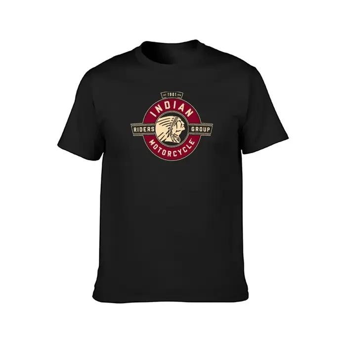 T-Shirts Vintage Indiens Hommes Chic Imprimés Pour Hommes Occasions Décontractées Printemps Été