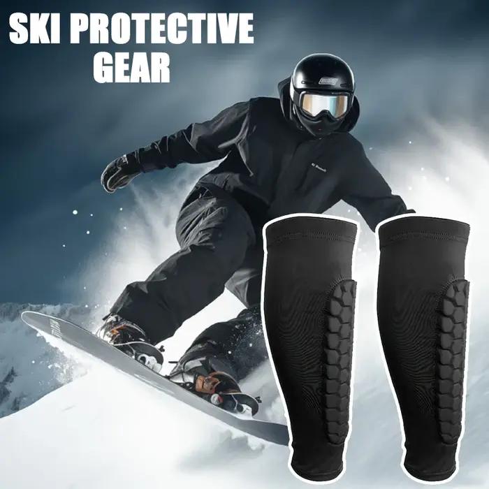 Paire de manchons de protège-tibia de ski