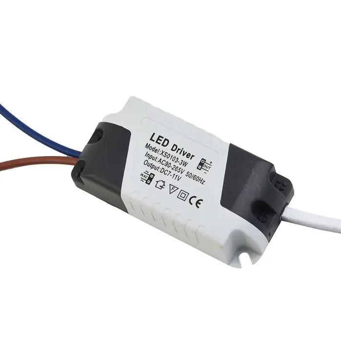 Alimentation LED DC 12-24V, courant constant 265mA, 3W 6W 12W 18W 24W, pour panneaux LED