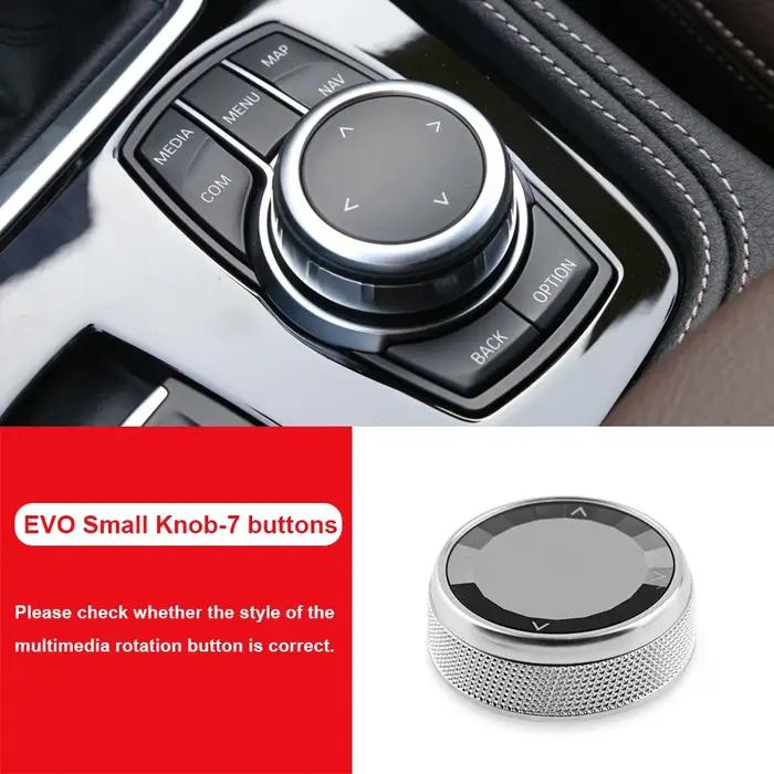 Cache-bouton multimédia pour BMW Série 1 3 5 6 7 X1 X3 X4 X5 X6 E90 E92 E70 E71 E60 F15 F20 F21 F30 F32 F10 F11 F06