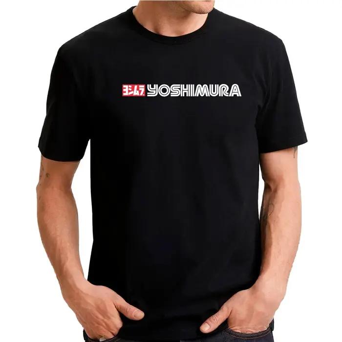 T-shirt classique avec logo de marque japonaise de modification de moto