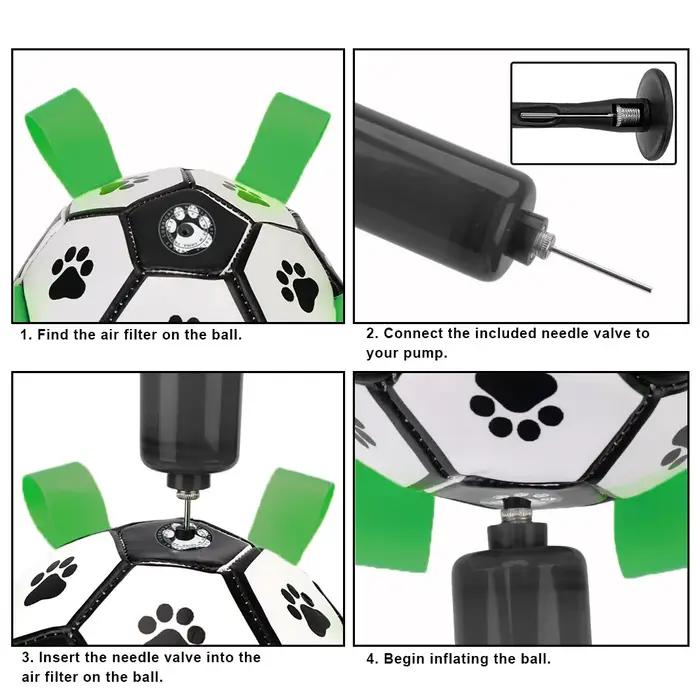 Balles à mâcher en cuir pour chiens, jouets interactifs pour entraînement en plein air et occasions spéciales
