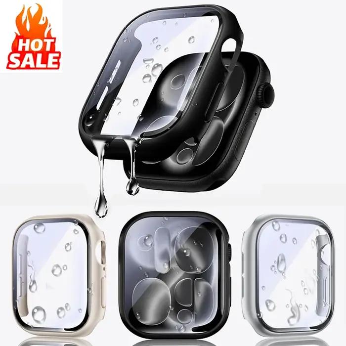 Protecteur Écran Verre Trempé + Coque Apple Watch S11 46mm 42mm 45mm 41mm 44mm 40mm Accessoires Montre