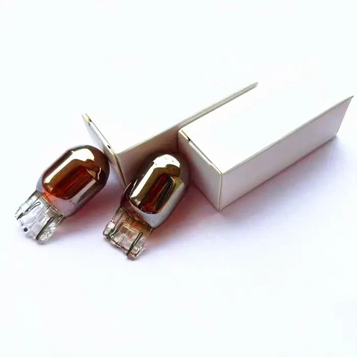 Ampoule de clignotant T20 7440 invisible argent Chrome7443 12v 21/5w, feu arrière w21w ambre, ampoul