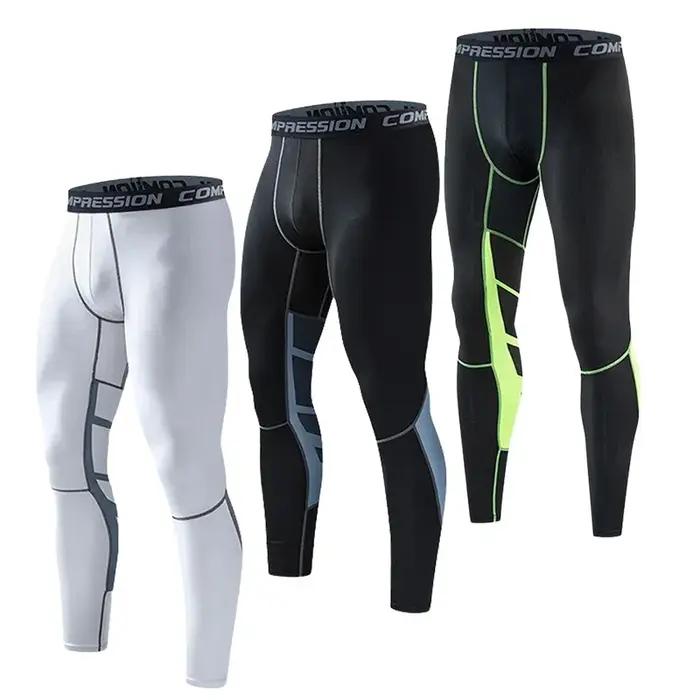 Gym hommes Fitness course pantalons de Sport athlétisme Leggings serrés Joggings maigre Yoga Compres