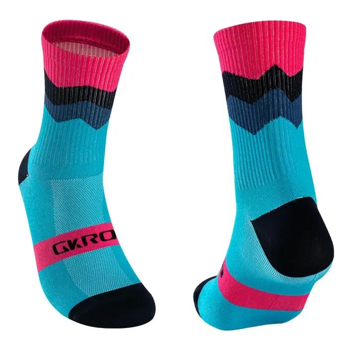 Chaussettes de cyclisme homme femme compression route VTT