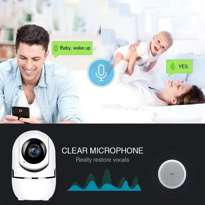 Caméra IP WiFi YCC365 Plus suivi automatique 1620P - Surveillance maison vision nocturne bébé sécurité