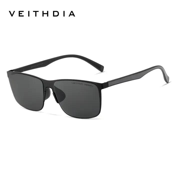 Lunettes de soleil vintage de marque VEITHDIA pour hommes et femmes