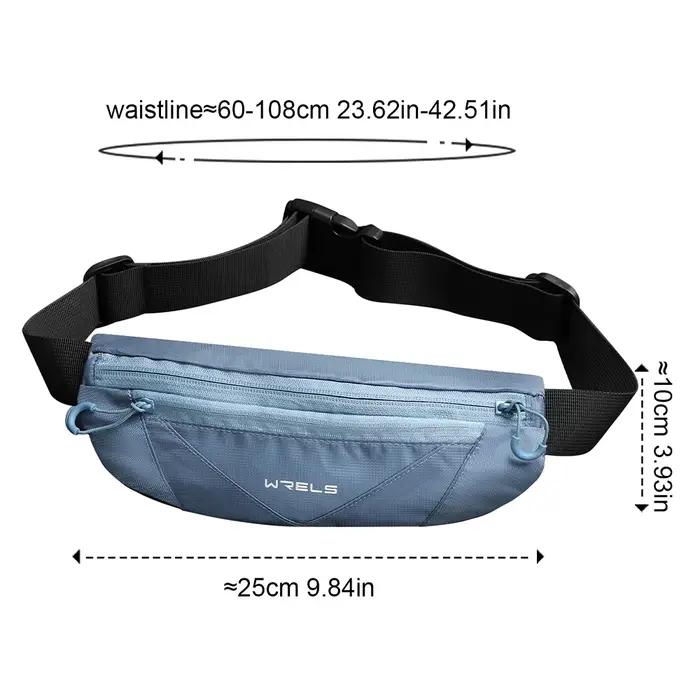 WRELS homme/femme course sport ceinture Wasit Pack poches Marathon Jogging sac Sports de plein air cyclisme téléphone taille sacs étanche