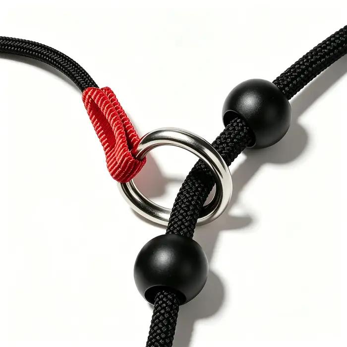Laisse de dressage pour chien anti-étranglement collier de 150cm laisse de contrôle en chaîne en plastique P pour promenade et compétition multicolore blanc lavande