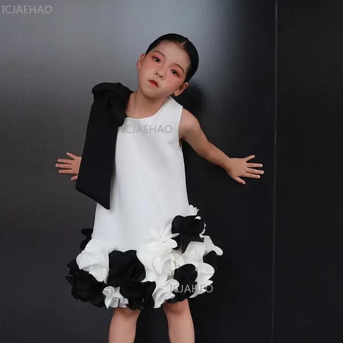 Robe de soirée pour bébé fille, tenue de cérémonie pour enfants, costume de princesse pour le premie