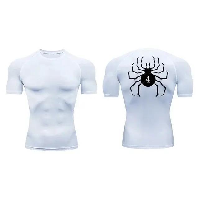 Anime Hunter x Hunter GYM Compression t-shirts course Fitness serré vêtements de Sport à manches courtes été respirant