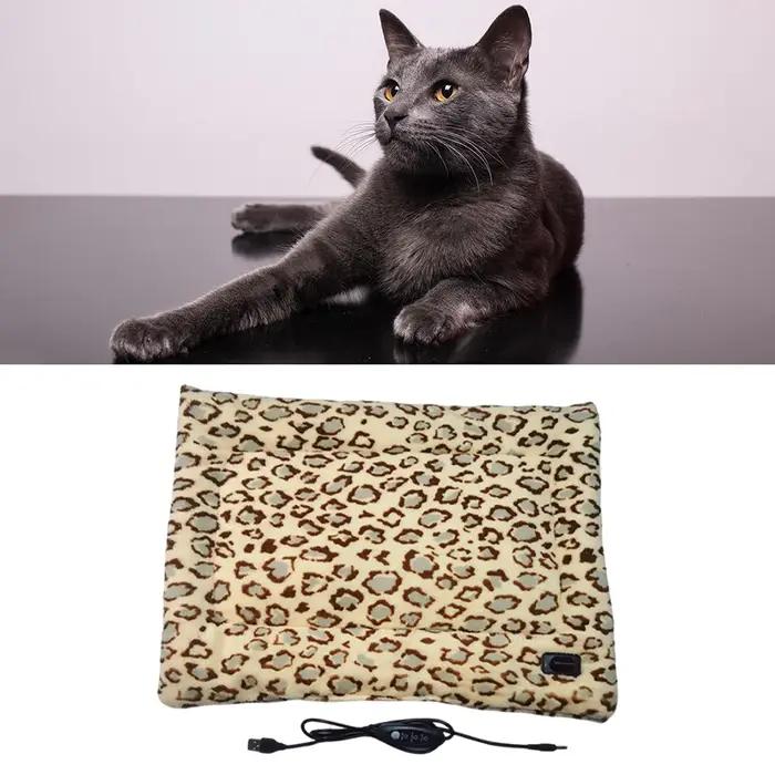 Coussin chauffant lavable pour animaux de compagnie