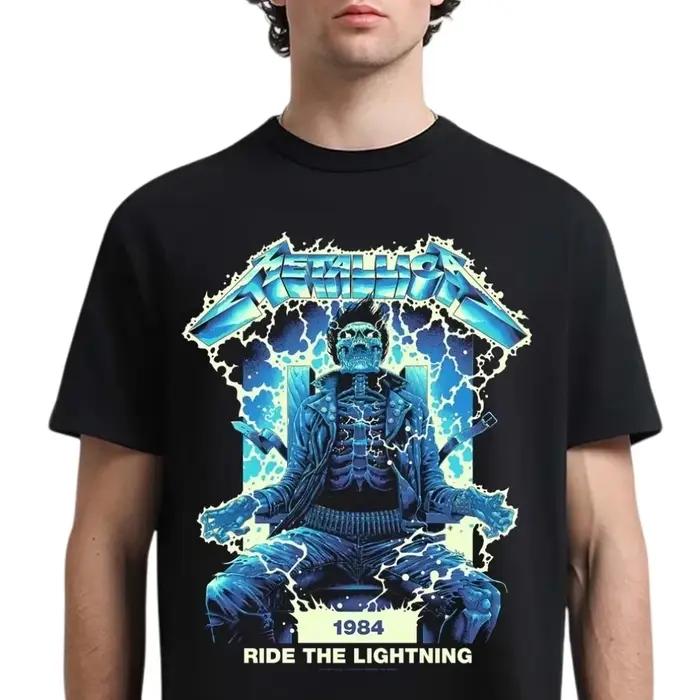 T-shirt Metallica M72 Europe Tour pour hommes et femmes