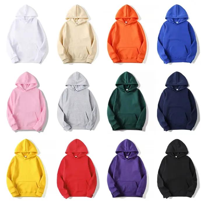 Sweats à capuche en laine à la mode, sweats à capuche, vente en gros de pulls pour hommes, sweats à capuche bon marché et simples pour hommes