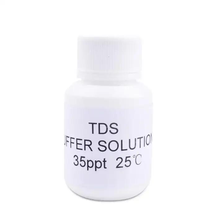 Poudre tampon de poudre d'étalonnage PH & ORP 25ml 84us/cm 1413us/cm 12.88ms/cm 35PPT 1382 solution